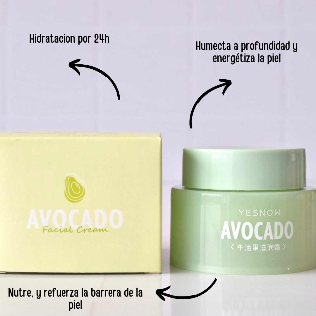 Avocado facial cream