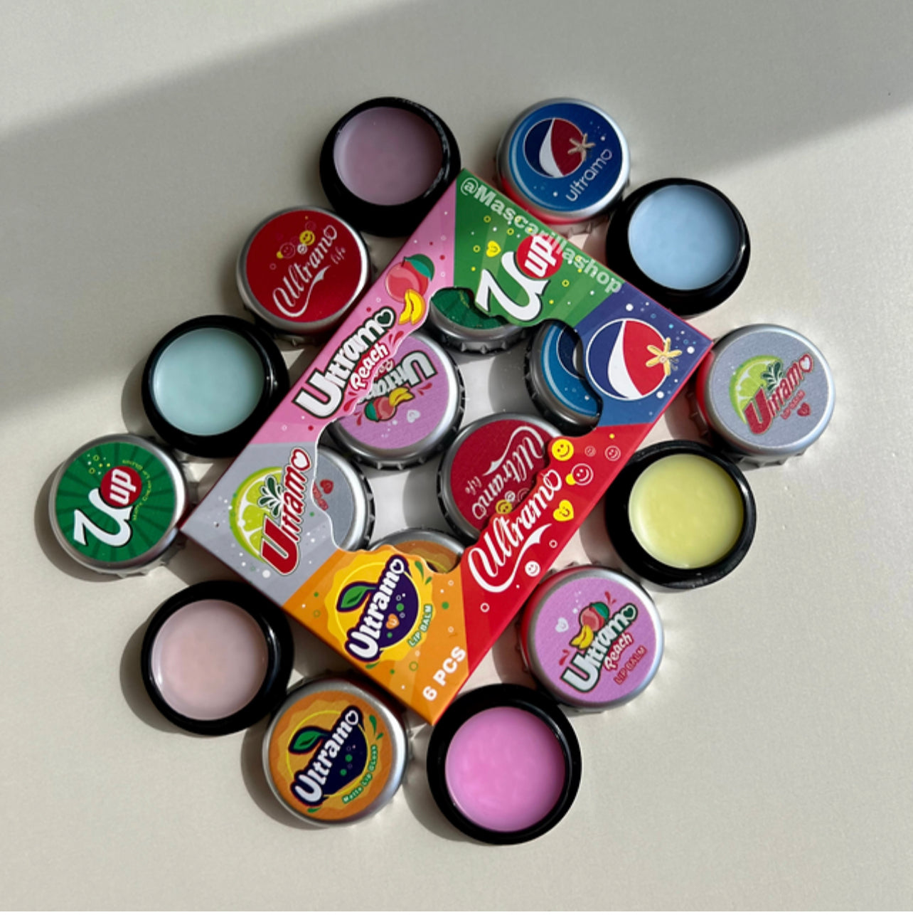 Set de bálsamos soda 6pz