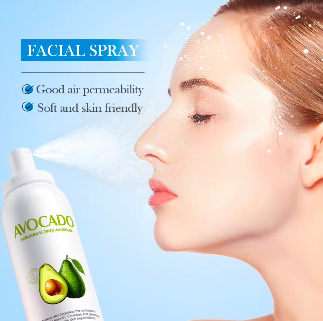 Spray aclarante de aguacate