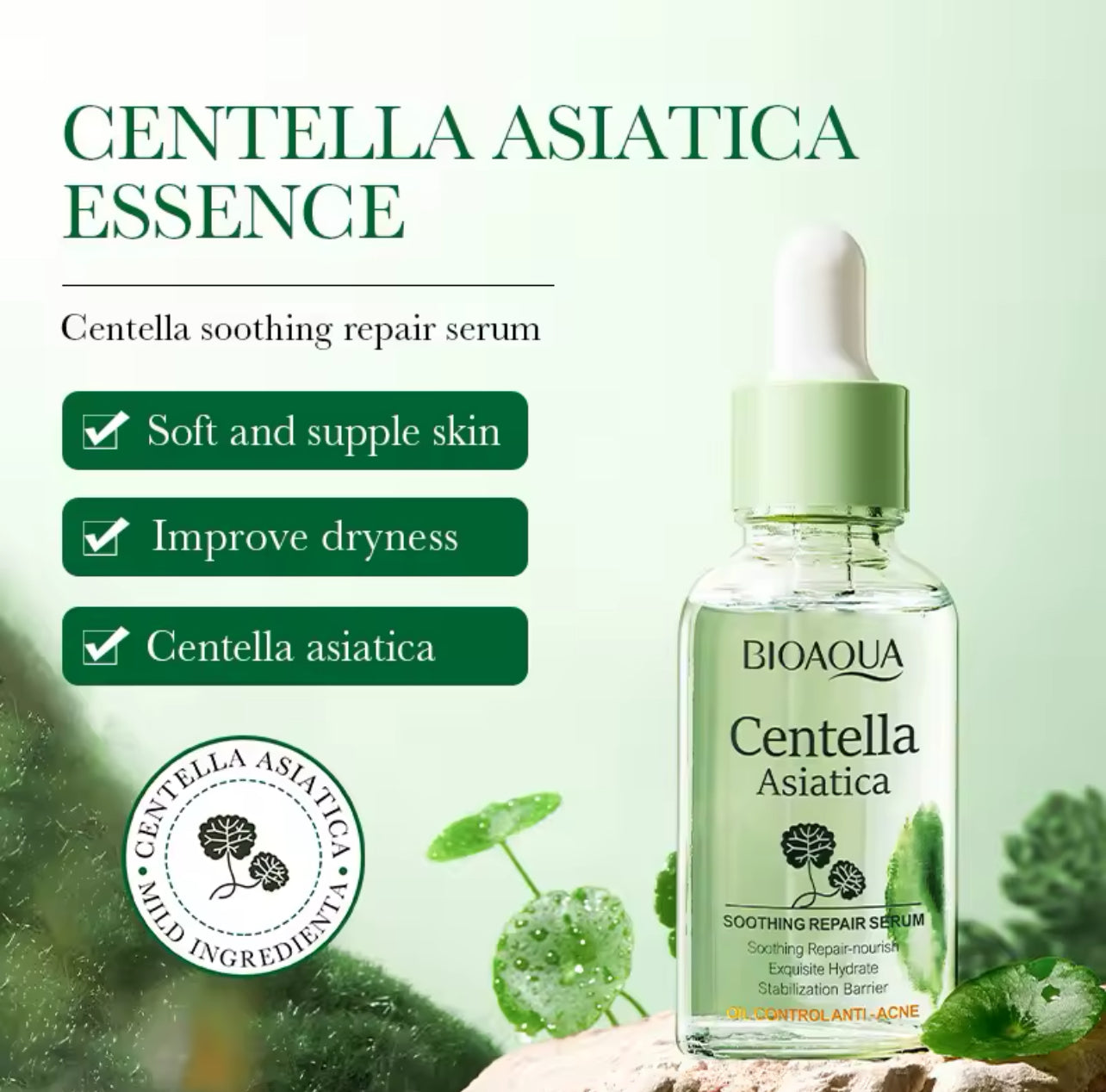 Centella asiática serum