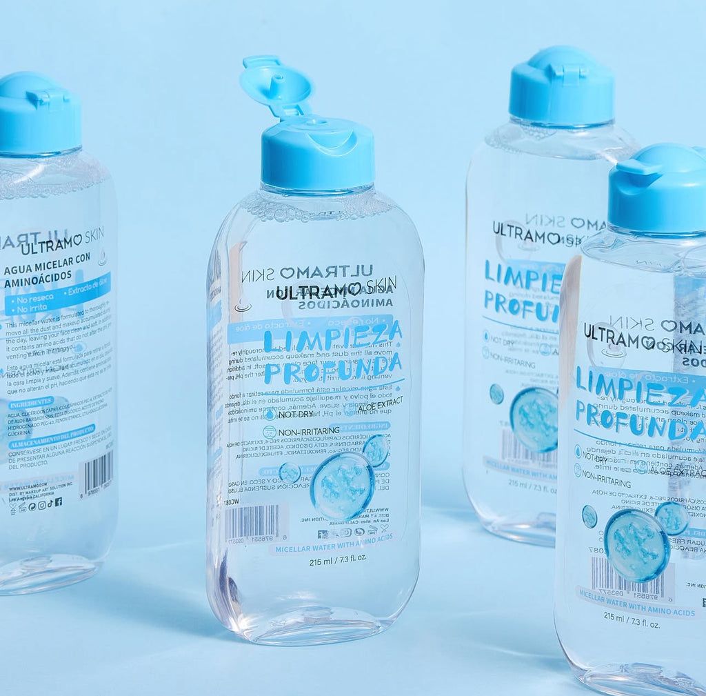 Agua miselar con aminoácidos + aloe Vera