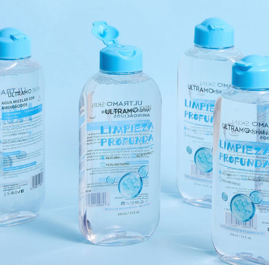 Agua miselar con aminoácidos + aloe Vera