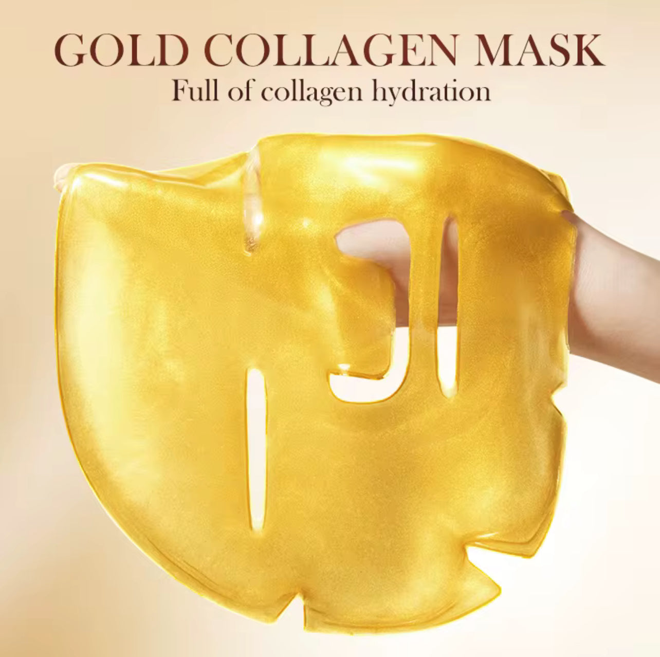 Mascarilla facial de oro 5pz
