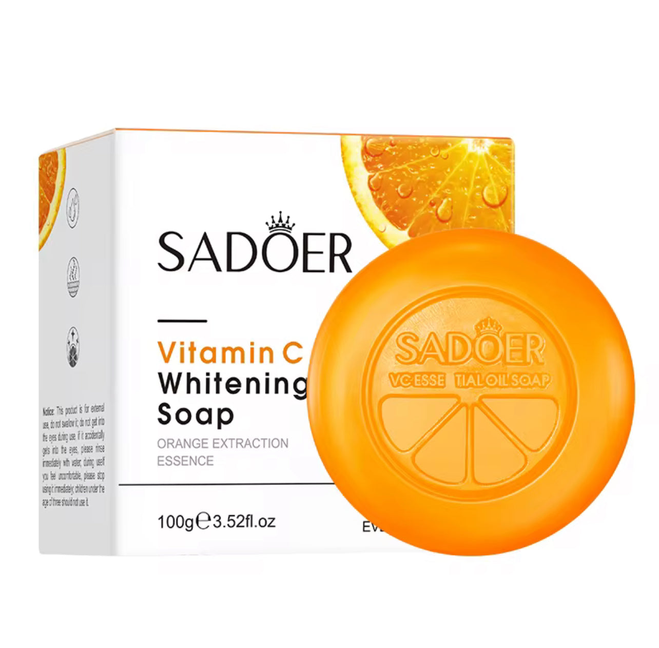 Jabón de vitamina C aclarante