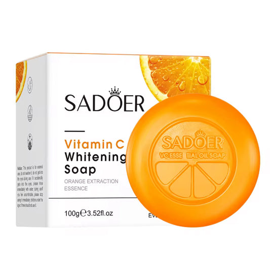 Jabón de vitamina C aclarante