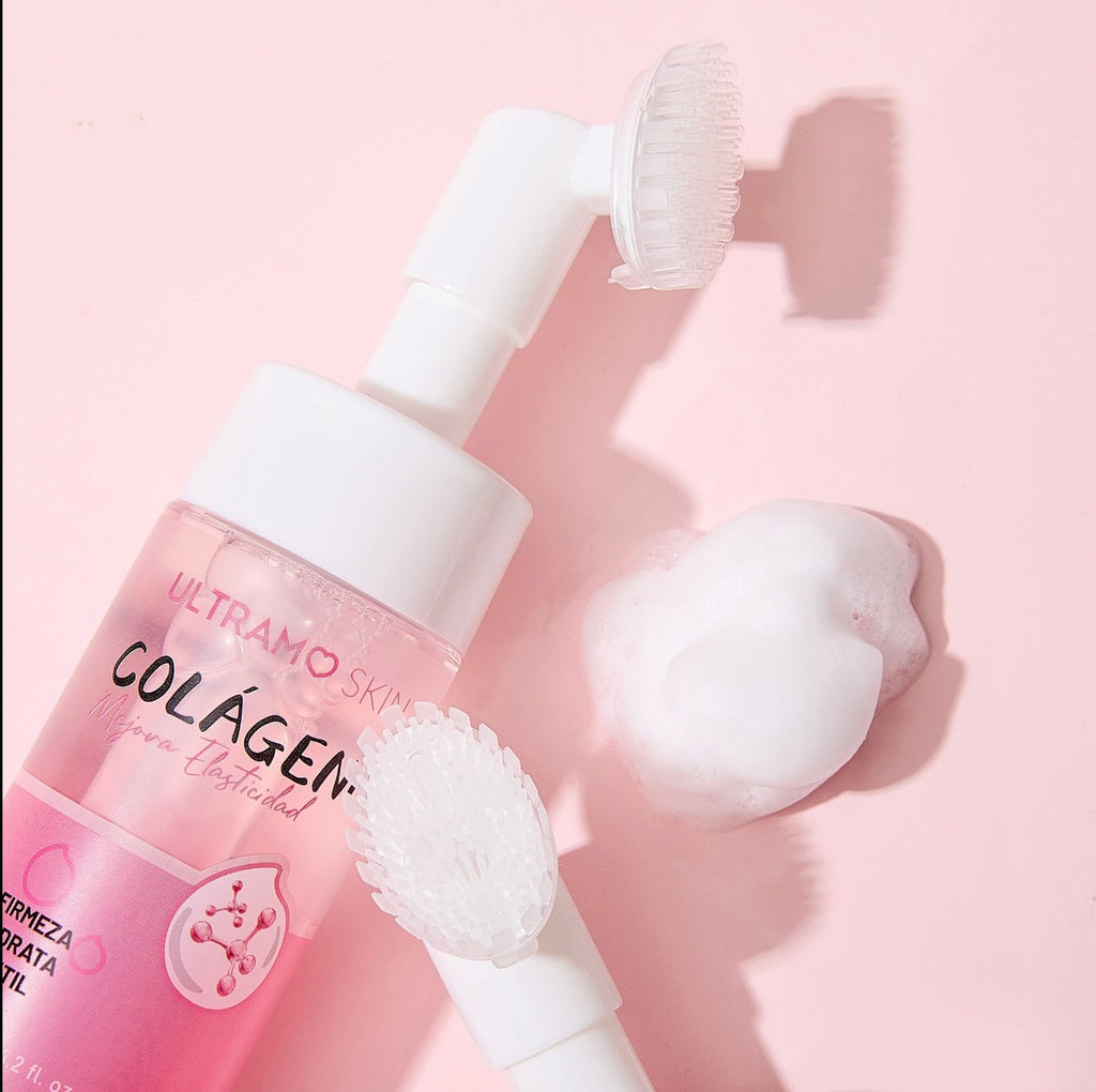 Espuma facial limpiadora de Colageno