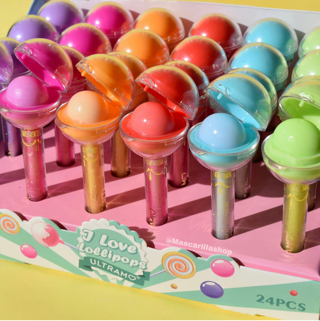 Lip balm 2-1 serie de 6pz