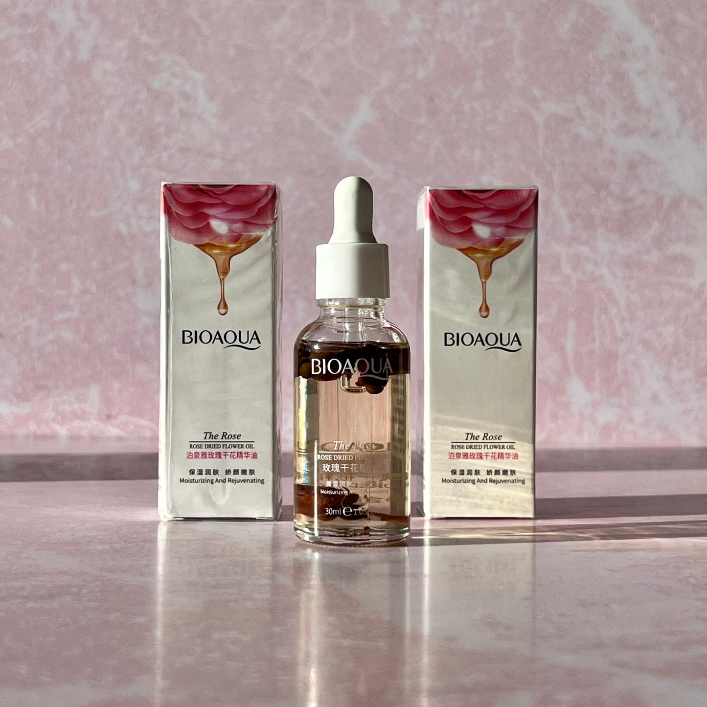 Aceite esencial de flor de rosa nutriente