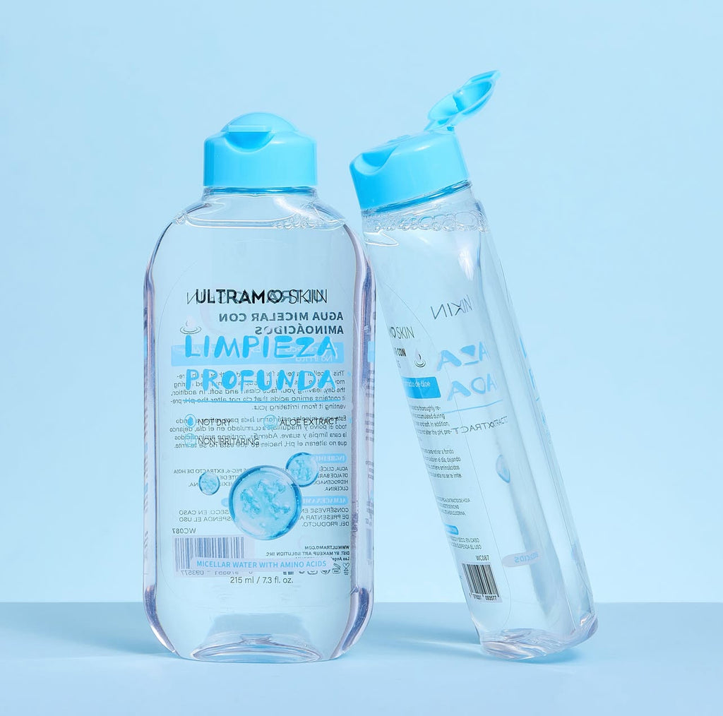 Agua miselar con aminoácidos + aloe Vera