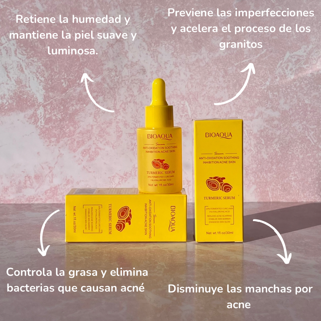 Suero anti acné de jengibre