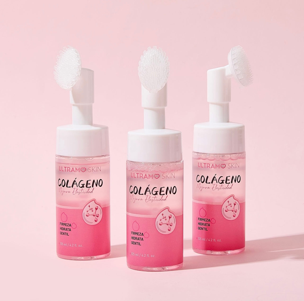 Espuma facial limpiadora de Colageno