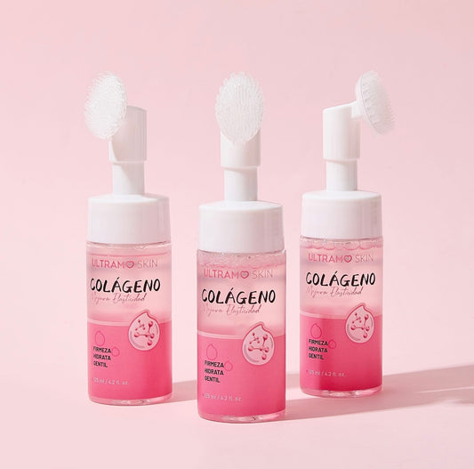 Espuma facial limpiadora de Colageno