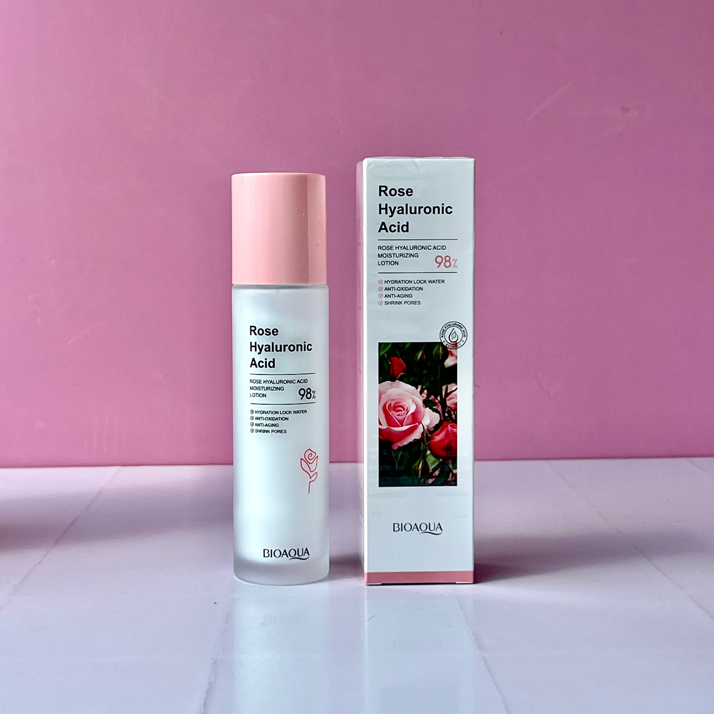 Emulsión facial de rosas + HA