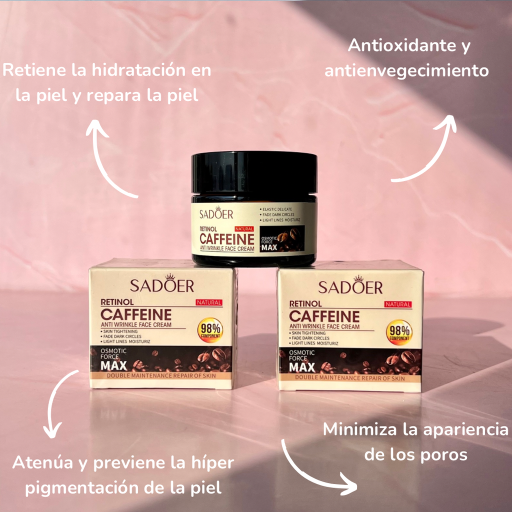 Caffeine face cream