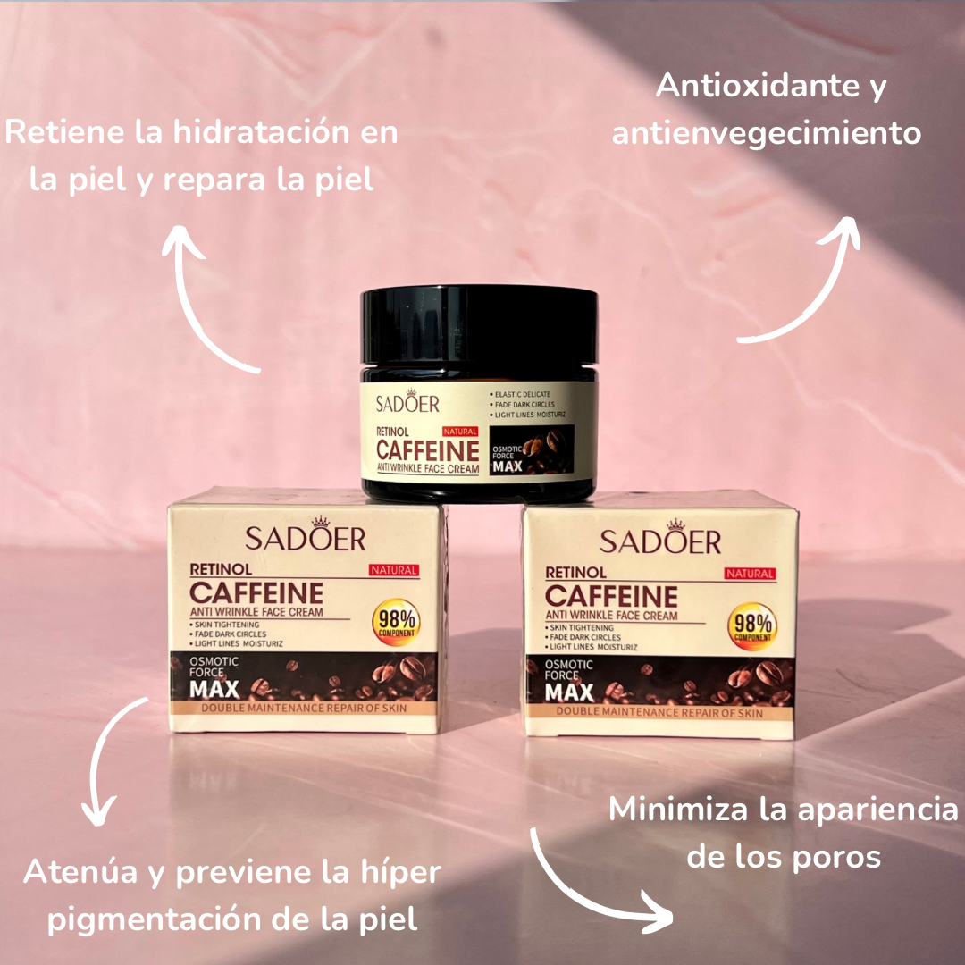 Caffeine face cream