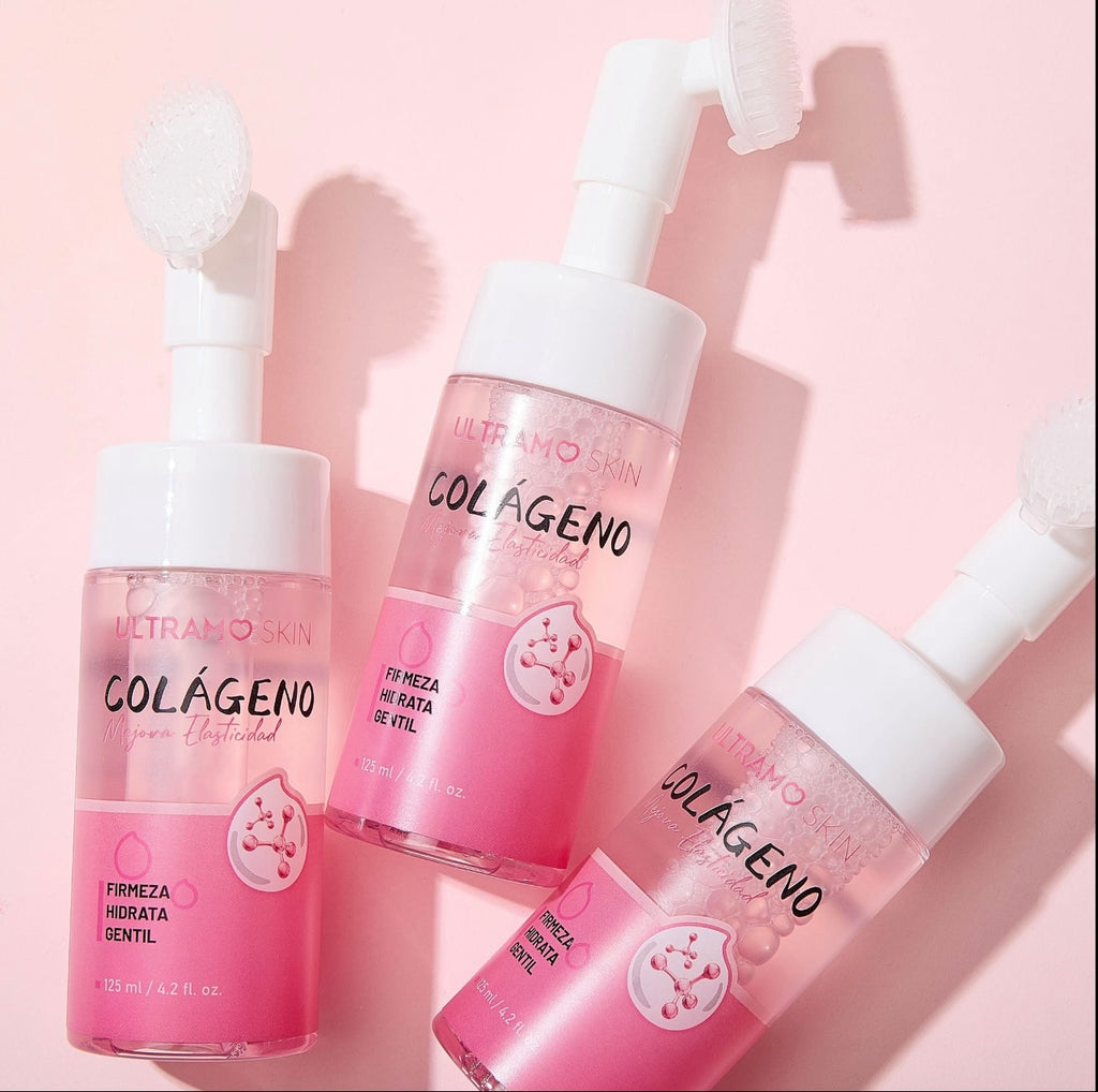 Espuma facial limpiadora de Colageno