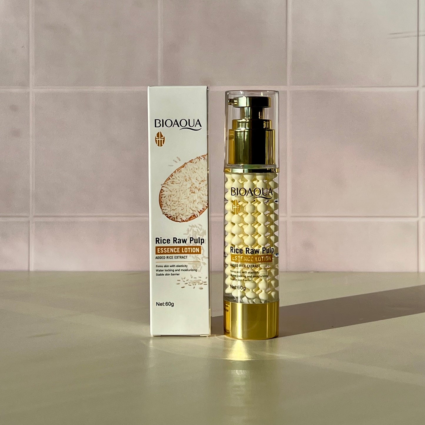 Loción facial con arroz + antioxidante