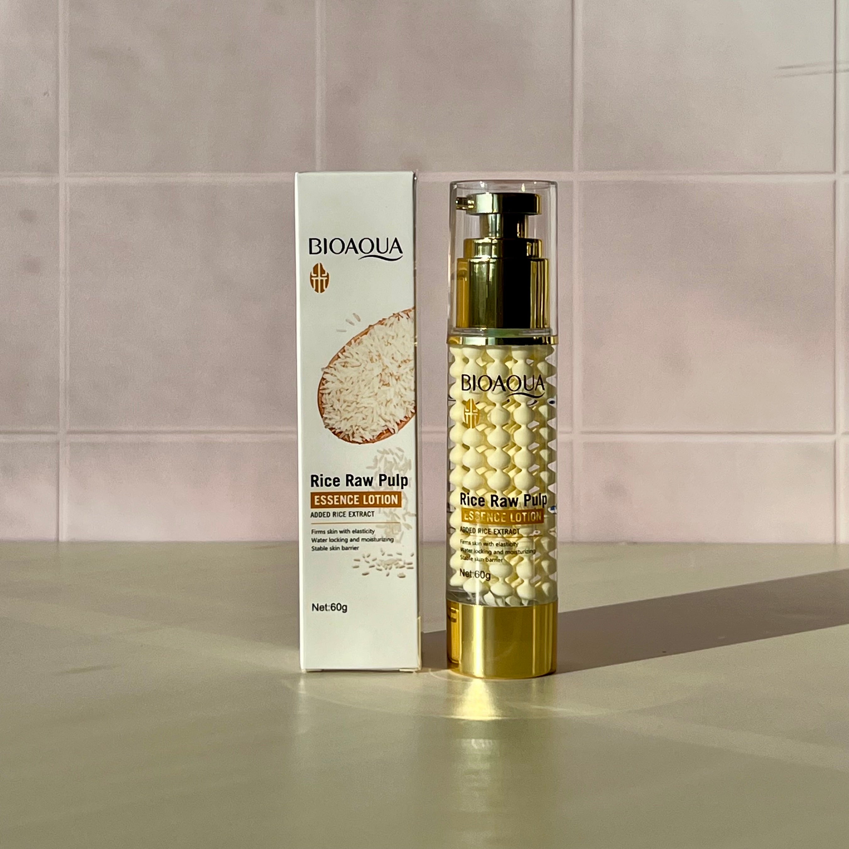 Loción facial con arroz + antioxidante