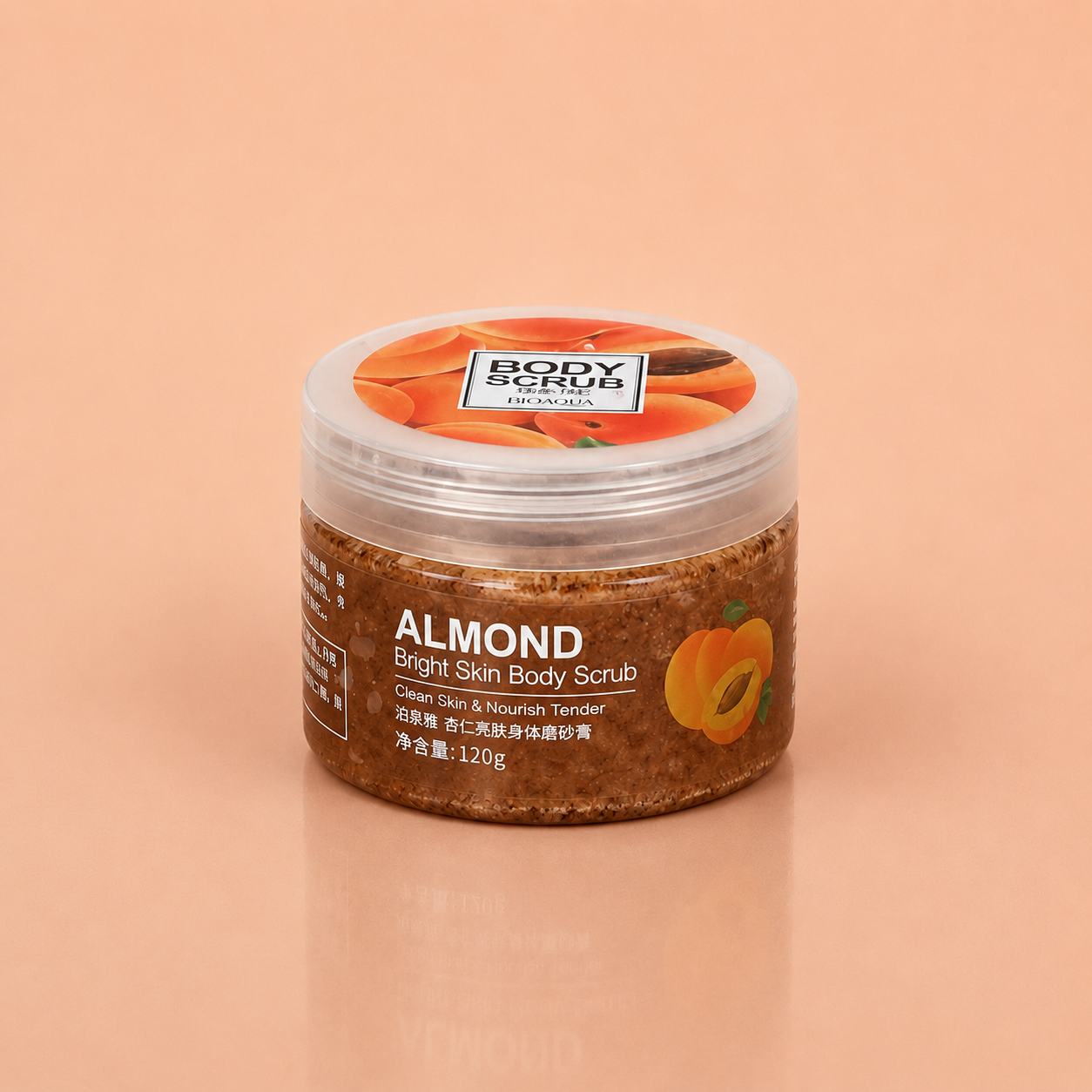 Exfoliante para cara y cuerpo de almendra bioaqua