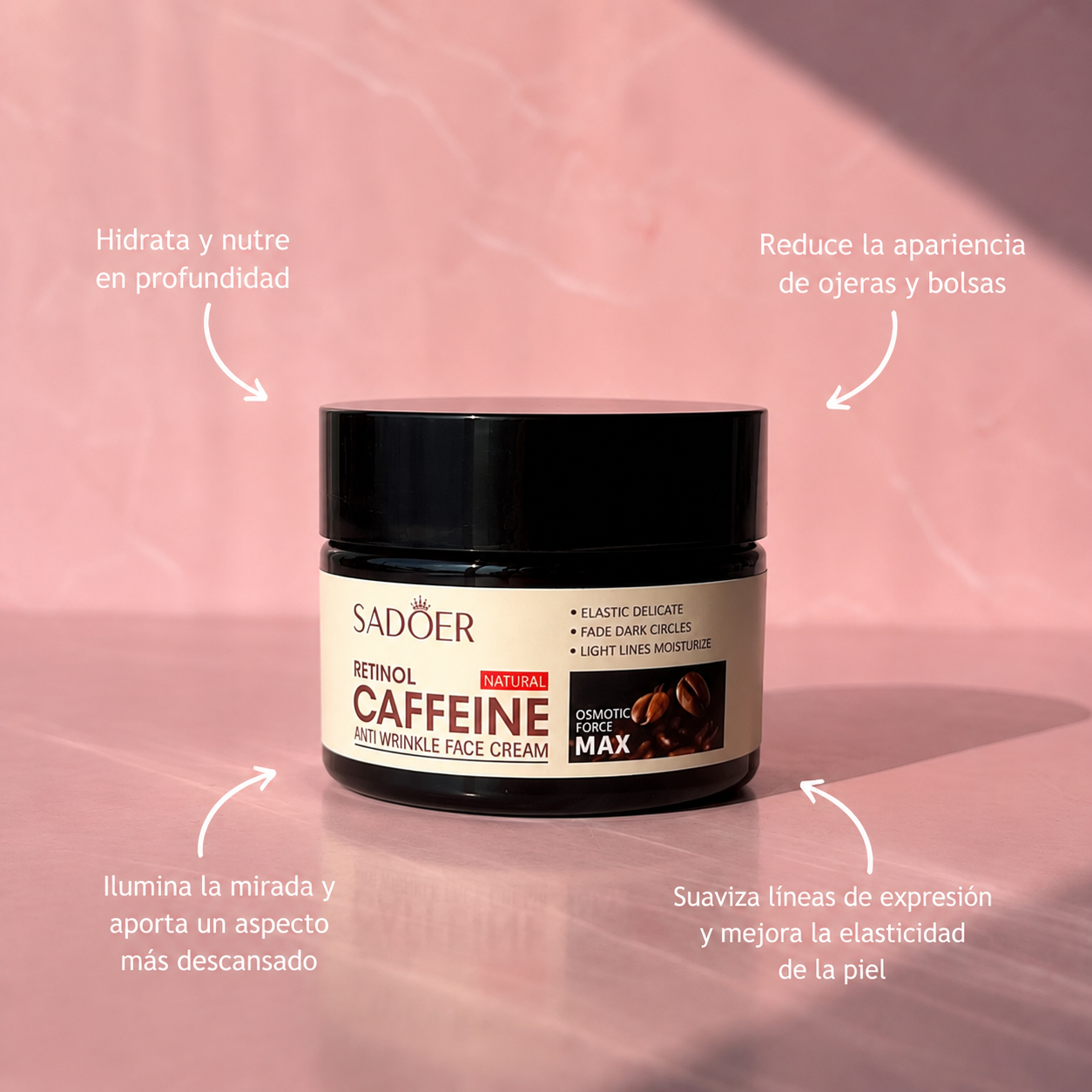 Caffeine face cream